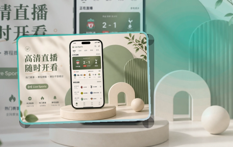 满冠体育 移动端功能亮点 页面展示